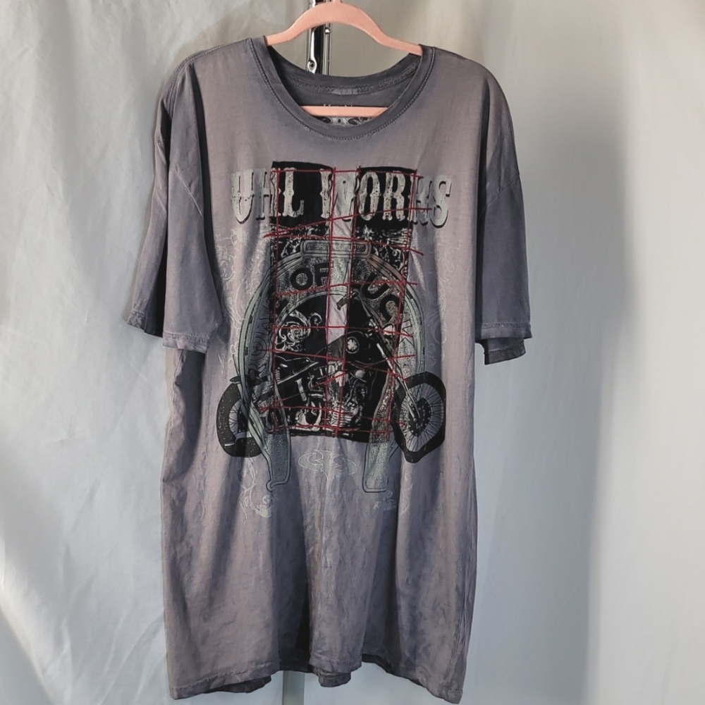 Uhl Works Graphic Motorcycle Tshirt, Men's XXL